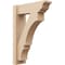Ekena Millwork 6-in W x 18-in D x 26-in H Balboa Trad Rough Cedar Woodgrain TimberThane Outlooker, Primed Tan OUTUR060X18X26BOA04RCPR - alternate 1